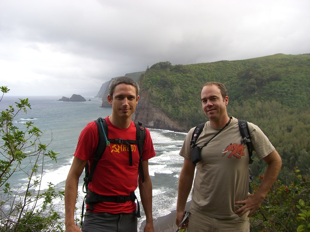 At Makapala, northern tip of Big Island