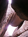 Underneath Chockstone Dome