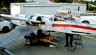 Real Flying X-Wing