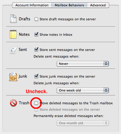 Apple Mail Settings 1