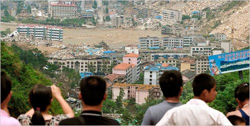 Flooding Ruined Chinese Town